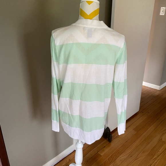 Gap Striped Open Front Cardigan - Picture 4 of 7